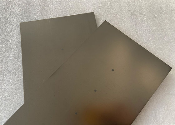 Plat carré de graphite de carbone