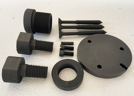 Connecteurs à hautes températures de graphite de fours avec l'écrou et le boulon